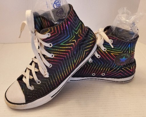Scarpe Converse Chuck Taylor All Star Stars Hi taglia 5 giovani arcobaleno