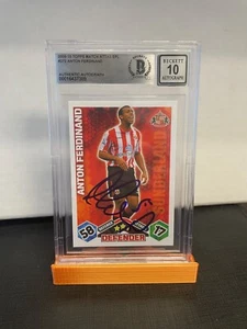 2009-10 TOPPS MATCH ATTAX ANTON FERDINAND SIGNED BECKETT AUTHENTIC AUTO 10 - Picture 1 of 2