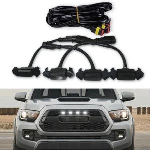 Kit de iluminación de rejilla delantera de lentes ahumadas para Toyota Tacoma de 16 ups con parrilla profesional TRD - Imagen 1 de 11