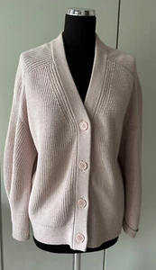 COS Damen Strickjacke, rosa Baumwolle (leicht meliert), Gr. M - Bild 1 von 6