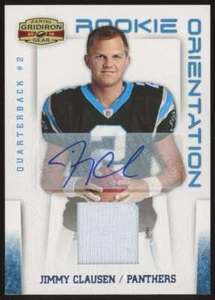 Panini Gridiron Gear Rookie Patch Auto Prime Jimmy Clausen #30 RC RPA/15 2010 - Imagen 1 de 3