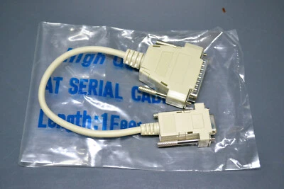 New db9 female to db25 male 1 feet external AT serial communication cable  - Image 1 of 3