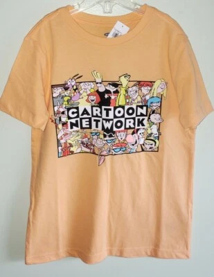 Camiseta manga corta Old Navy unisex niños 6-7 Cartoon Network NARANJA #31721 Foto 1 de 3