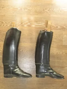 Cavallo leather long riding boots - size 7.5 - with wooden boot trees - Picture 1 of 13