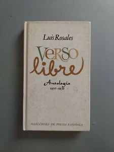 Luis Rosales - Verso Libre - Antologia 1935 1978 - 1a edicion - Imagen 1 de 2