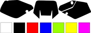Graphics for 2000-2004 Suzuki DRZ400 DRZ 400 Number Plates Side Panels Decal - Bild 1 von 1