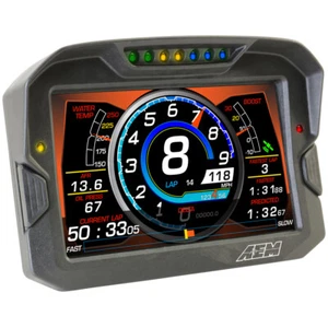 AEM 30-5703 CD-7LG Carbon Logging Digital Color Racing Dash Display Kit with GPS - Foto 1 di 12