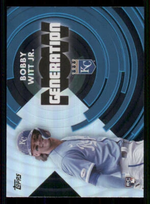 2022 Topps Generation Now #GN61 Bobby Witt Jr. - Image 1 of 2
