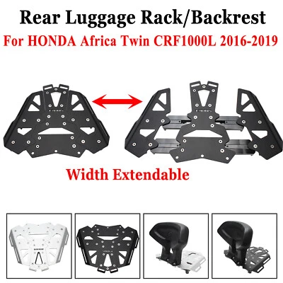 Respaldo portaequipajes trasero extensible para HONDA Africa Twin CRF1000L 2016-2019 Foto 1 de 4