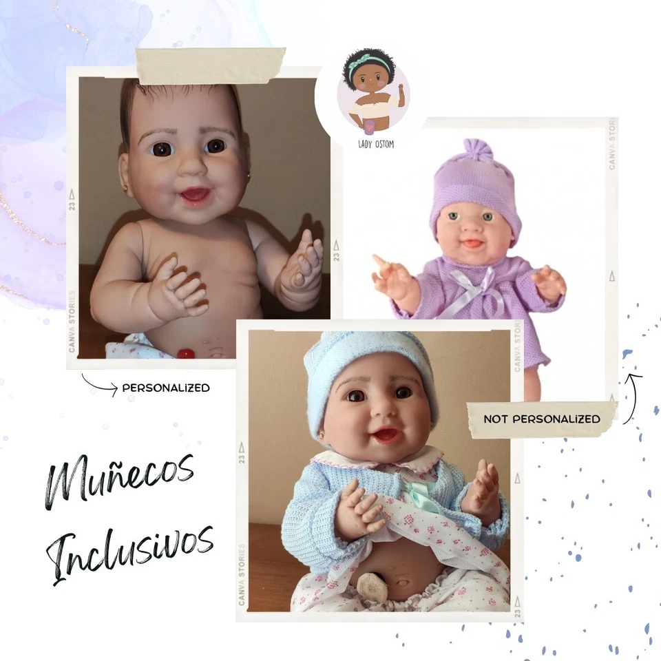 muñeco bebé Inclusivo personalizado  - Imagen 1 de 1