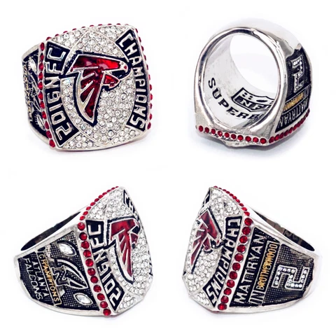2016 Atlanta Falcons Championship Ring NFC Champions Premium Ring Size 8-14 Cover