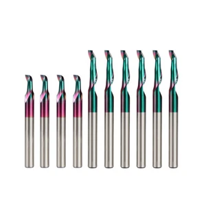 HSS Fräser 8mm Coated Single Flute Schaftfräser für Aluminiumtür Fensterschneide - Bild 1 von 12