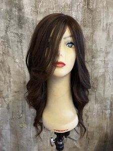 100% EUROPEAN PROCESSED HUMAN HAIR 22'' BROWN - Picture 1 of 5