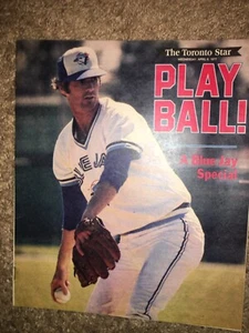 TORONTO BLUE JAYS APRIL 7, 1977 TORONTO STAR INSERT PLAY BALL ⚾️  - Picture 1 of 2