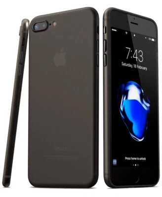 Ultra Thin iPhone 7 or 8 Plus Case Slim Cover Bumper Skin Translucent Protection - Image 1 of 4