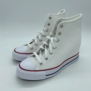 Scarpe Converse Chuck Taylor All Star zeppa plateau A11098C bianche 9,5 donna - Foto 1 di 6