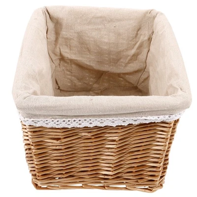  Cesto Porta Oggetti Bidoni Di Stoccaggio Cestino Della Biancheria - Immagine 1 di 4