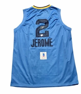 Ty Jerome Signed Jersey Memphis Grizzlies Basketball Auto Autographed Beckett  - Picture 1 of 2