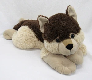 Fiesta liegender roter Wolf Stofftier Plüsch 32 Zoll groß - Bild 1 von 14