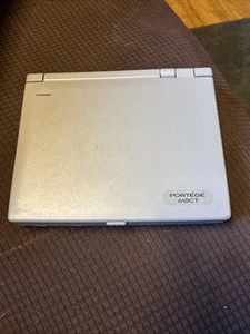 Ordinateur portable Toshiba Portege 610CT vintage vente immobilière sans cordon pour pièces ou ne fonctionne pas - Photo 1/16