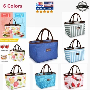 Bolsa refrigeradora aislada a prueba de fugas bolsa de almuerzo para hombres mujeres trabajo escuela caja de almuerzo EE. UU. - Imagen 1 de 54