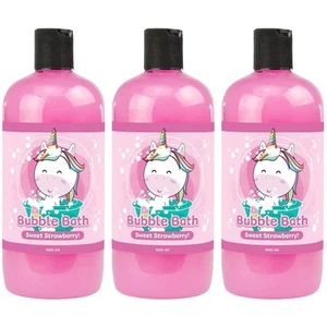 Baby & Me 3 x Bubble Bath Kids Children Liquid Soap Unicorn 500ml - Picture 1 of 1