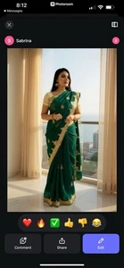 Saree  Georgette Saree Party Wear Bollywood Pakistani Designer Wedding Sari - Picture 1 of 4