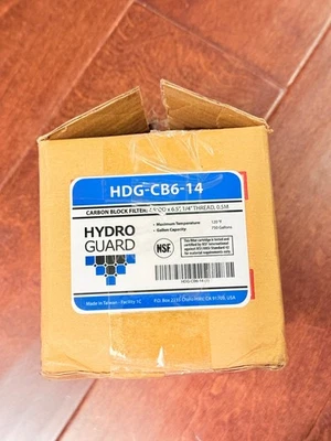 Hydro Guard HDG-CB6-14 CB6 Carbon Block Water Filter Replacement Cartridge - Image 1 of 2