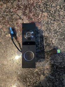 CONTROL4 CHIME VIDEO DOORBELL POE VDB-E-BL BLACK - Picture 1 of 2