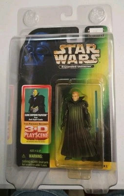 Kenner Star Wars 1998 Universo Expandido Clon Emperador Palpatine + Vitrina Foto 1 de 4