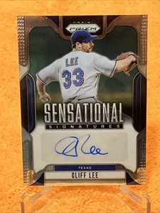 Cliff Lee AUTO 2025 Panini Prizm #SS-CL SENSATIONAL SIGNATURES - Texas Rangers - Picture 1 of 2