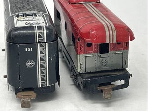 Marx Model #20102 NYC Caboose & and #551 UP 4 wheel Tender, Both VG+ - Picture 1 of 6