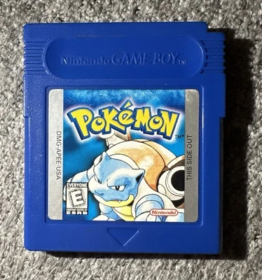 Pokémon Blue Edition (Nintendo Game Boy, 1998)Authentic Cartridge - Tested/Saves - Image 1 of 4