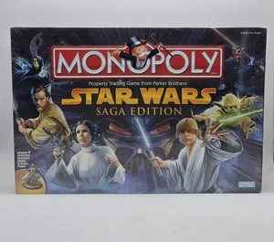 2005 Parker Bros Monopoly STAR WARS SAGA EDITION Board Game Brand New Sealed - Picture 1 of 16