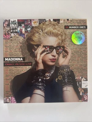 MADONNA FINALLY ENOUGH LOVE: 50 NUMBER ONES NEW+SEALED BOX SET * RAINBOW VINYL - Image 1 of 4
