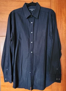 Neu Banana Republic Slim Fit Herren Hemd Marine Gestreift Luxus Baumwolle, Gr. 16-16,5 - Bild 1 von 7