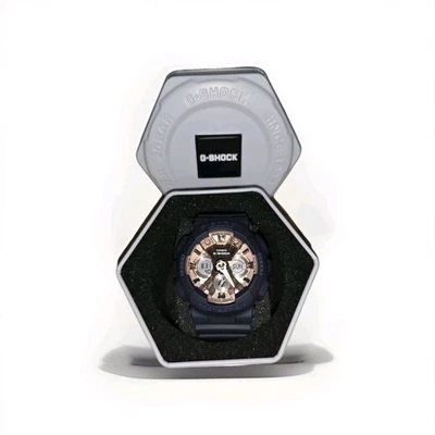 New Casio G-SHOCK Rose Gold Analog-Digital Chrono Watch 45mm GMAS120MF-2A2 $130 - Image 1 of 4