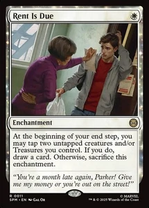 1x - Rent Is Due - #11 - Marvel's Spider-Man - NM MTG - Picture 1 of 1
