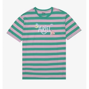 Disney The Little Mermaid Ariel Icons Striped T- Shirt Size 3X NWT New - Picture 1 of 7