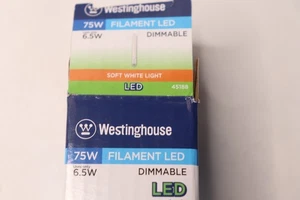 Westinghouse Tubular Style Antique Filament LED Light Bulb 6.5W 120V 451881 - Picture 1 of 4