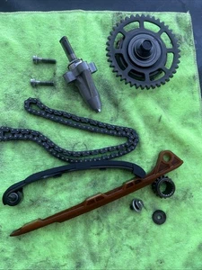 2003-2006 04 05 06 HONDA CBR 600RR OEM LEVA CADENA TENSOR GUÍAS - Imagen 1 de 18