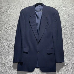 Hugo Boss Apollon Blazer Mens 44L Blue 2 Button Sport Coat Jacket Classic Fit - Picture 1 of 10