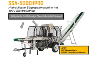 Lumag Elektro-Sägespaltautomat SSA500EH-PRO hydraulisch Holzspalter Spaltautomat - Bild 1 von 7