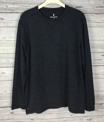 Camisa Free Country para mujer negra azabache manga larga cuello redondo talla M (38-40) Foto 1 de 4