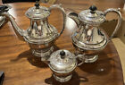 Hecworth Of Australia Silverplate  Set Coffee, Tea & Milk Pot Set  Circa 1940
