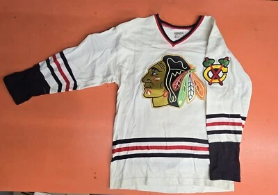 Camiseta deportiva de hockey firmada Stan Makita 1973 Chicago Blackhawks Foto 1 de 4