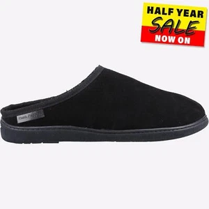Zapatillas Hush Puppies Ashton Gamuza Cuero ESPUMA CON MEMORIA Negras - Imagen 1 de 4