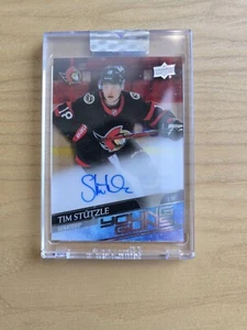 2021-22 Upper Deck Clear Cut Tim Stutzle Young Guns Autograph Rookie - Picture 1 of 2