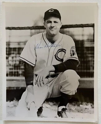 Ken Keltner Signed Autographed Glossy 8x10 Photo Cleveland : JSA Auction Lot COA - Image 1 of 2