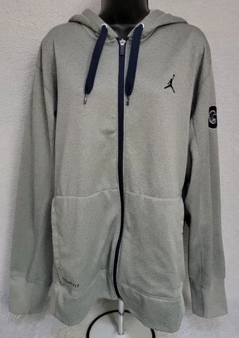 Air Jordan Jumpman Jacket Coat Size L Mens Georgetown Hoyas Therma Fit Track Cover